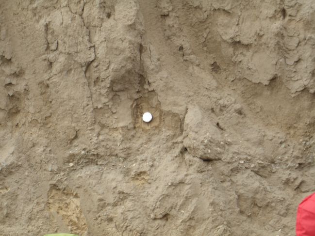  2006:09:12 22:00:50   OSL Sample Tube in Loess at Tianjun Terrace.jpg